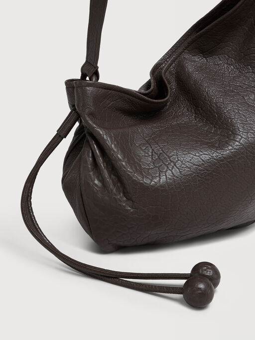 Small brown nappa Hobo bag - Shoulder Bag