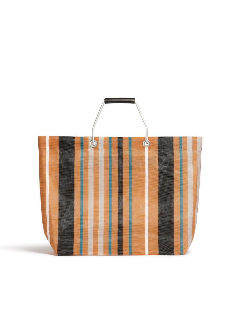 イリュージョンブルー MARNI MARKET STRIPE BAG - Shopping Bags - Image 3