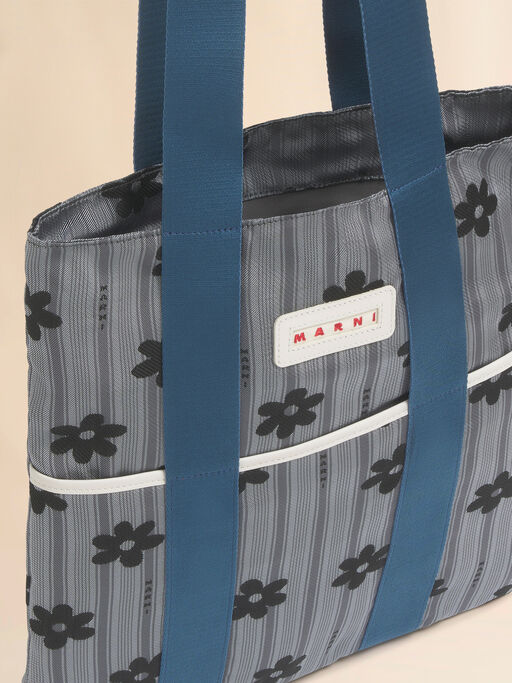 Grey cotton tote bag - Shopping Bags