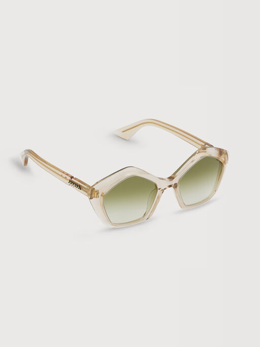 Ivory translucent Eluvi sunglasses - Optical