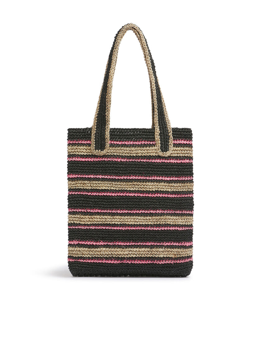 アンスラサイトダーク MARNI MARKET フィケクロシェバッグ - ショッピングバッグ - Image 3