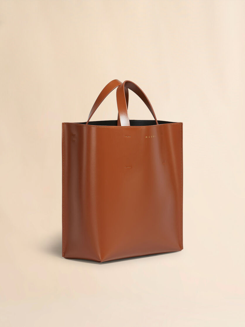Museo small bag in light pink leather - Shopping Bags - Image 5