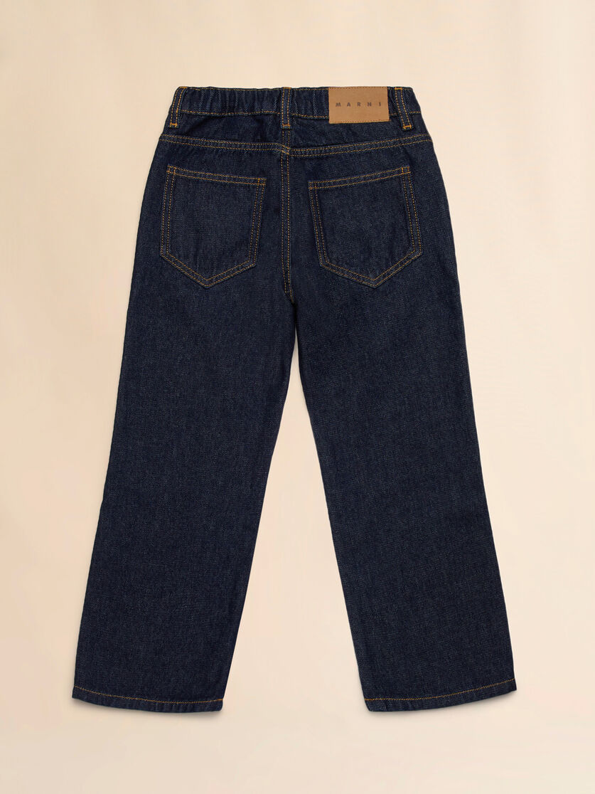 Dark jeans with rhinestones - Pants - Image 2