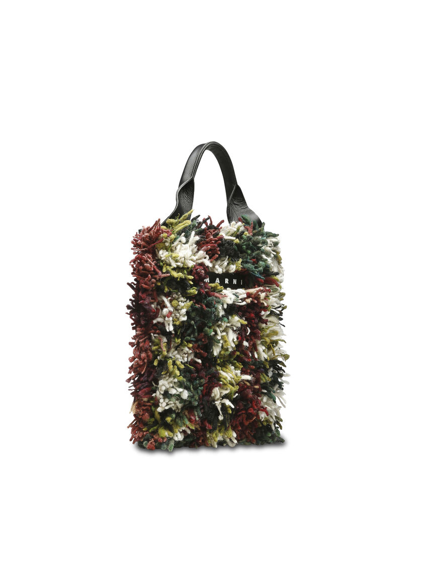マルチカラーベージュ ロングウール製 MARNI MARKET WOOLバッグ, Image 2