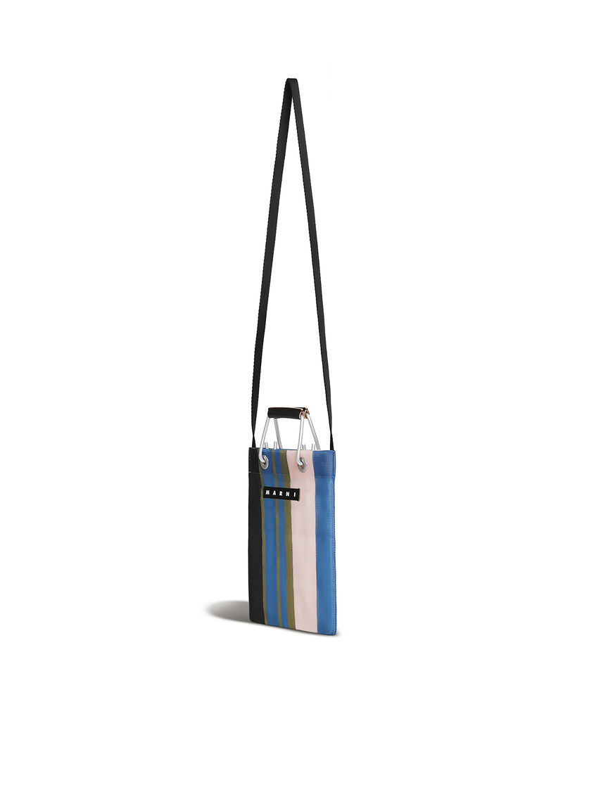 グリーンブルー(ターコイズ) MARNI MARKET STRIPE MINI SHOULDER BAG - ハンドバッグ - Image 2