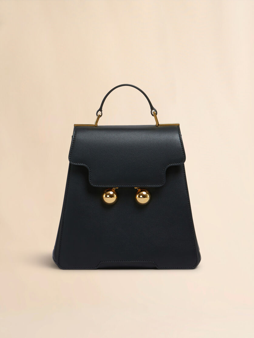 Blue leather Trunkaroo backpack - Backpacks - Image 1