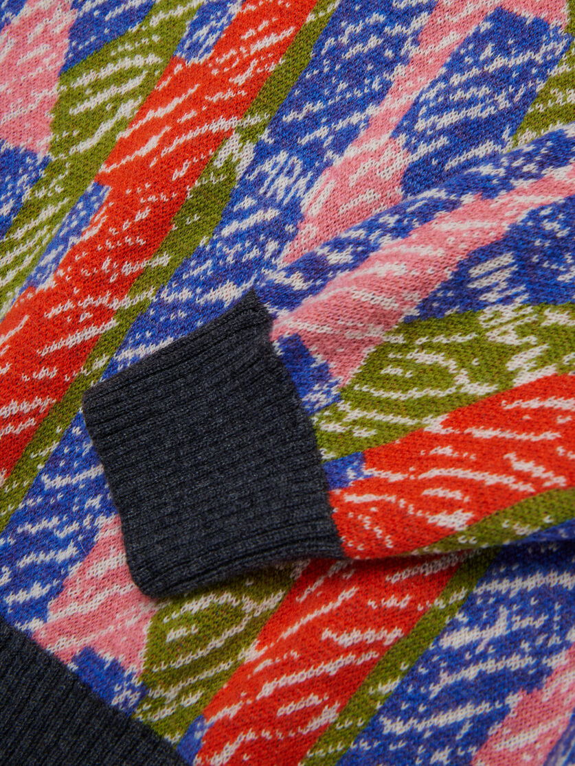 Multicolour patterned wool blend jumper - Knitwear - Image 4