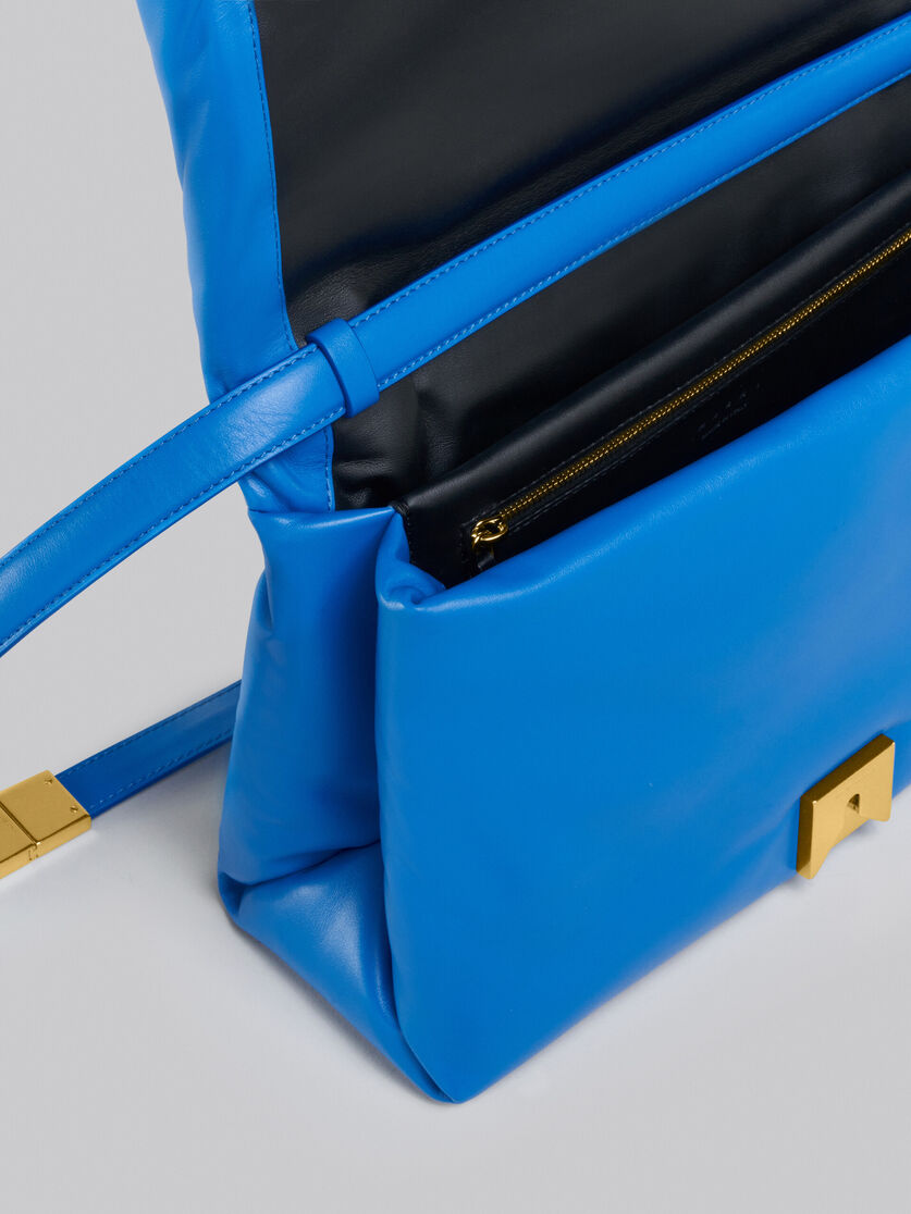 Large blue calfskin Prisma bag - Shoulder Bag - Image 4