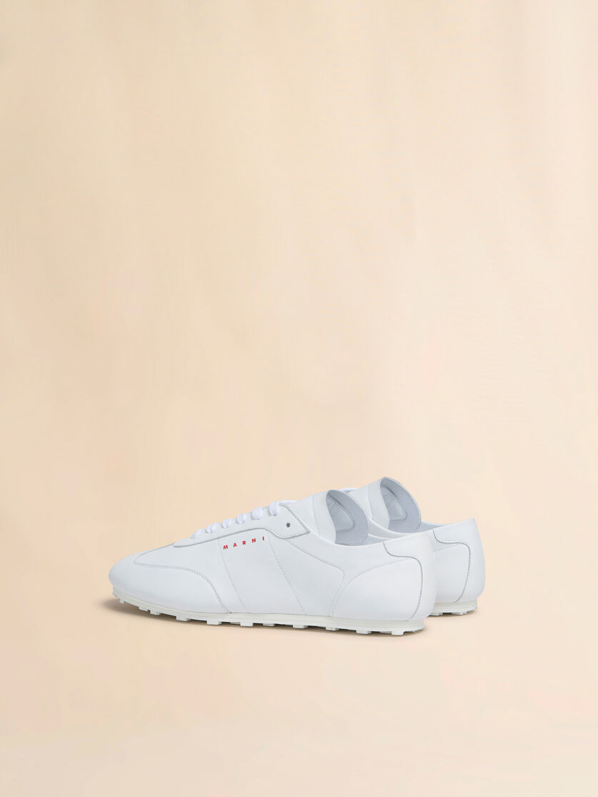 Black nappa leather Softy Soccer sneaker - Sneakers - Image 3