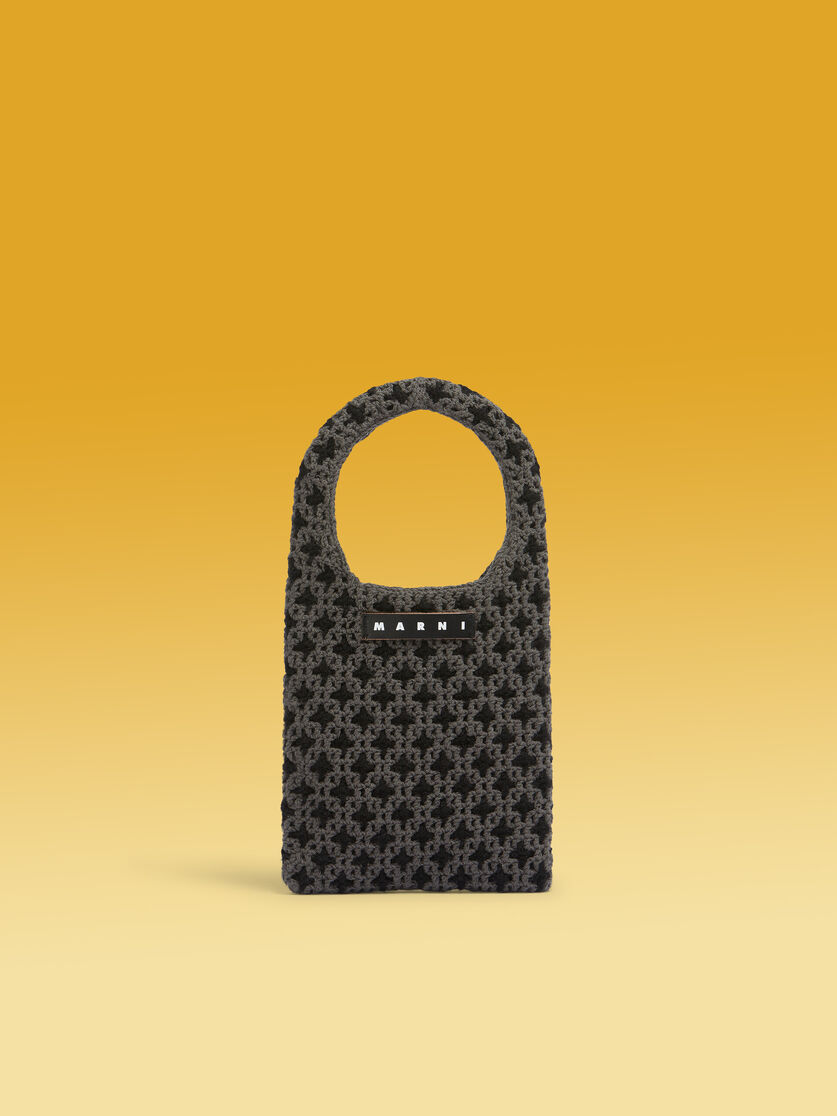 レッド MARNI MARKET リバーシブルニット ミニバッグ - ショッピングバッグ - Image 1