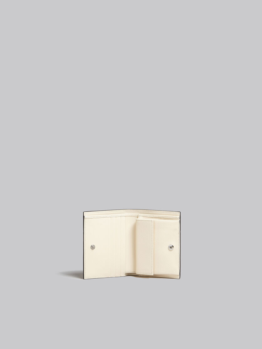 Black saffiano leather bi-fold wallet - Wallets - Image 2
