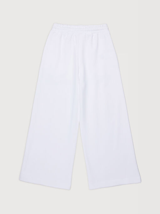 Wei&szlig;e Sweathose mit kleinem Marni-Aufdruck - Hosen