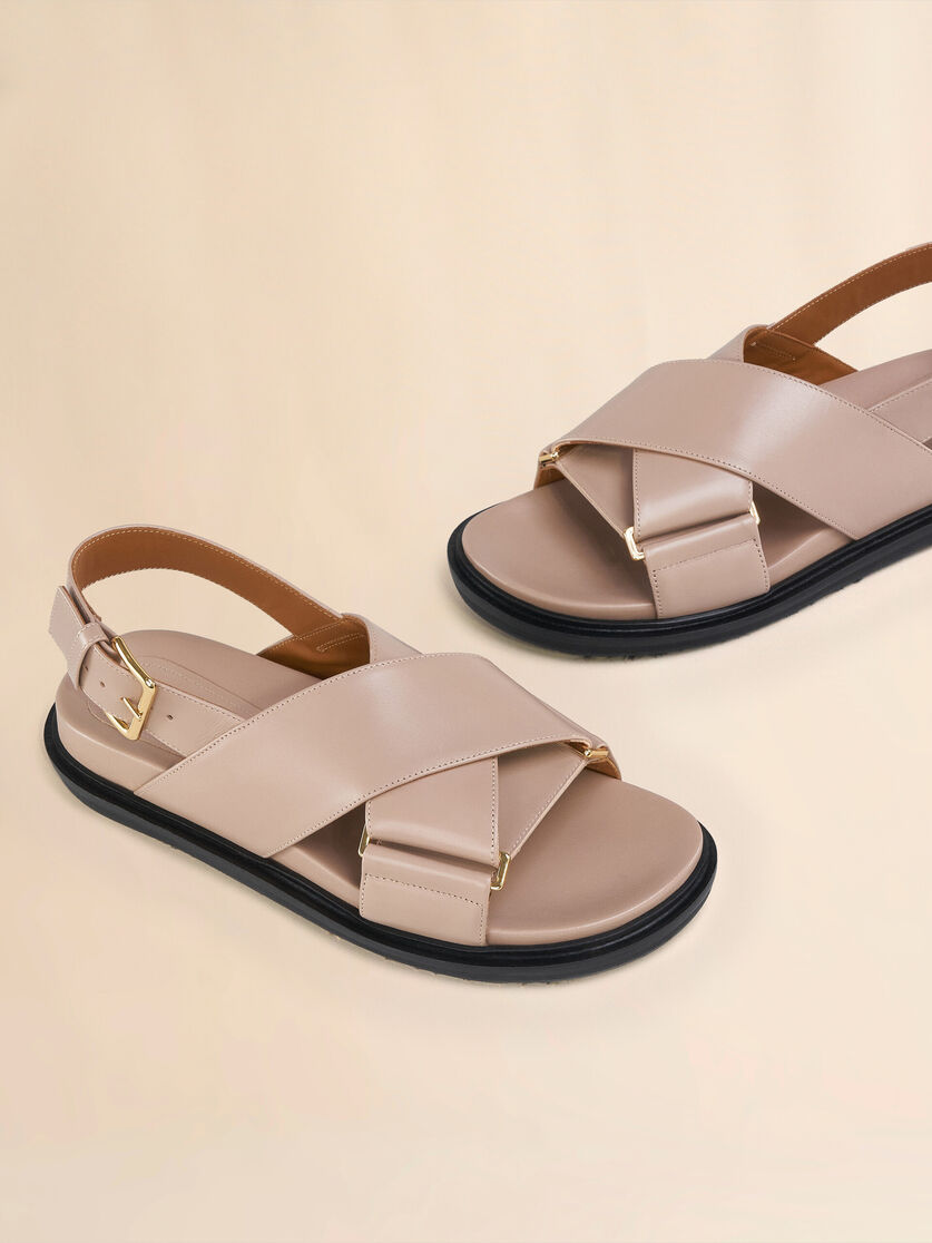 Brown leather Fussbett - Sandals - Image 5