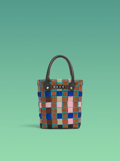 クォーツ MARNI MARKET MINI TAPE BASKET - ショッピングバッグ