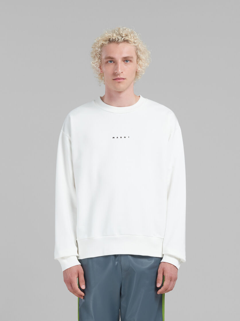로고 장식 캔디 핑크 스웨트 셔츠 - 스웨터 - Image 2