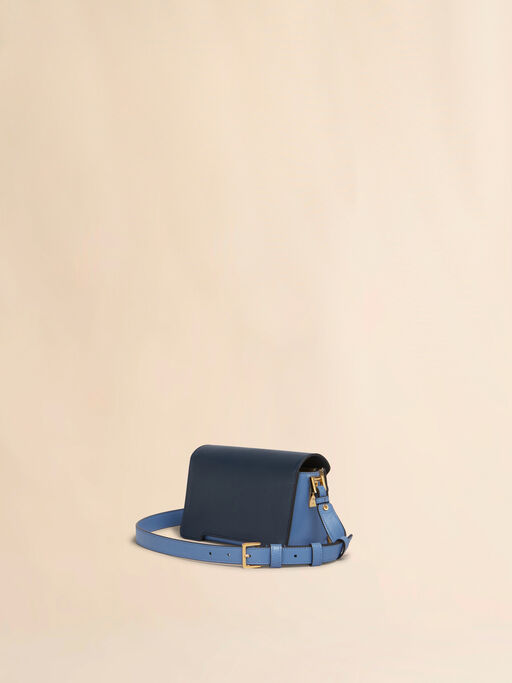 Blue, beige and light blue leather Trunkaroo Mini shoulder Bag - Shoulder Bags