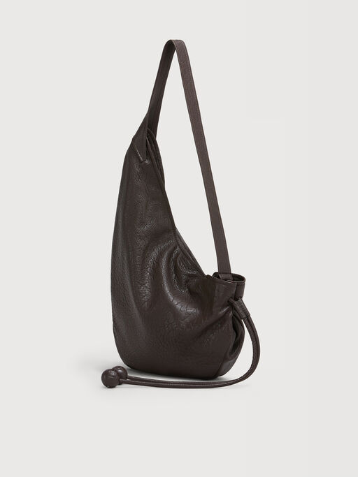 Small brown nappa Hobo bag - Shoulder Bag