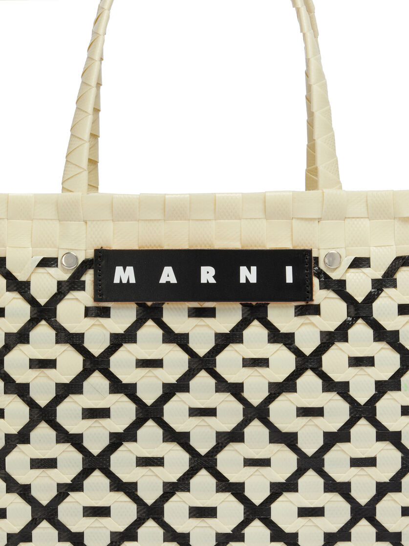 ブルー レッド MARNI MARKET Criss-Cross ミニ バスケットバッグ - ショッピングバッグ - Image 4