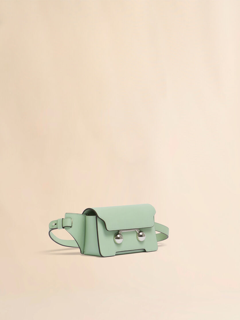 Borsa a tracolla Trunkaroo in pelle blu scuro - Marsupi - Image 6