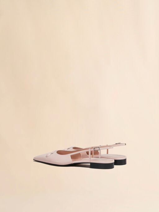 Pink leather Trunkaroo pointed toe slingback - Ballet Shoes