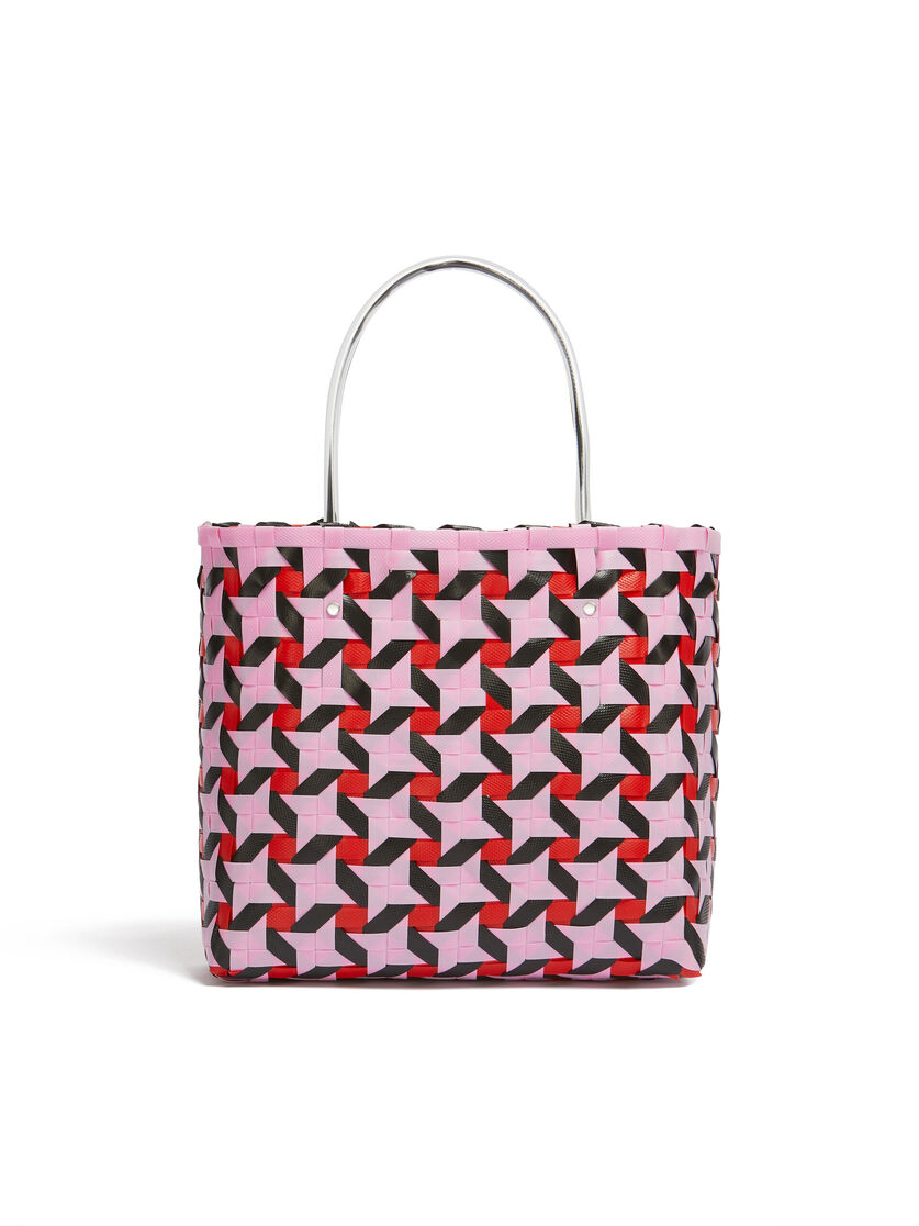 Pink star MARNI MARKET MEDIUM BASKET Bag - Shopping Bags - Image 3
