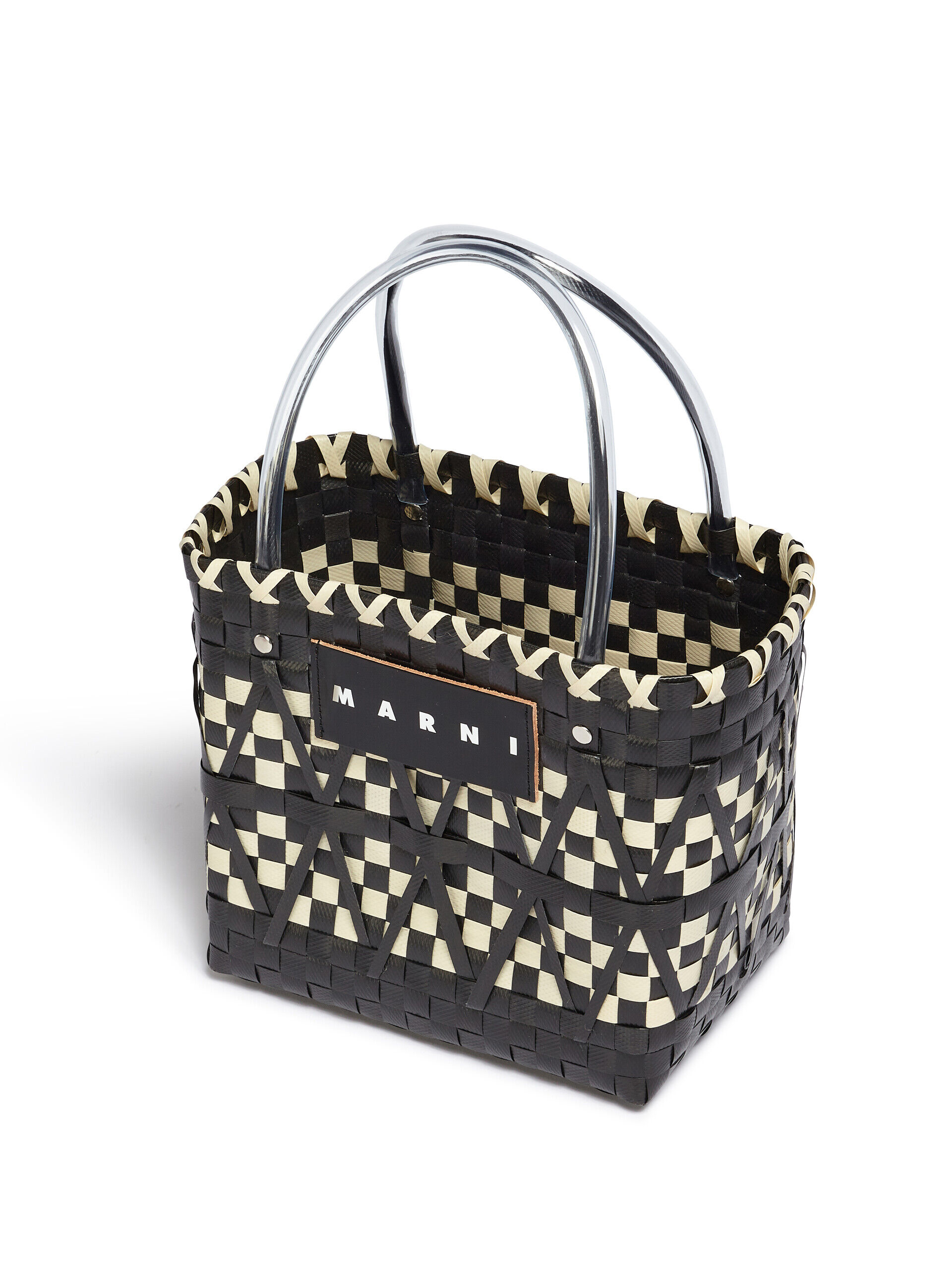 ブラック MARNI MARKET STENCIL BAG | Marni