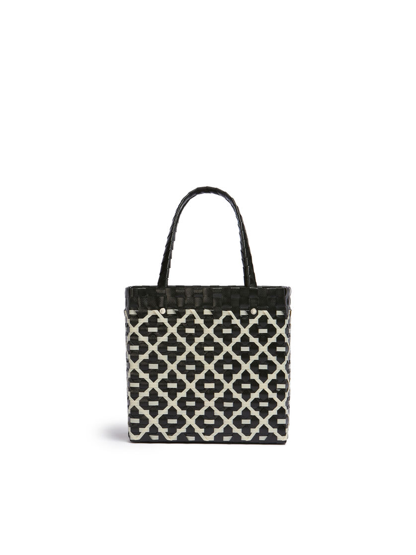 ブルー レッド MARNI MARKET Criss-Cross ミニ バスケットバッグ - ショッピングバッグ - Image 3