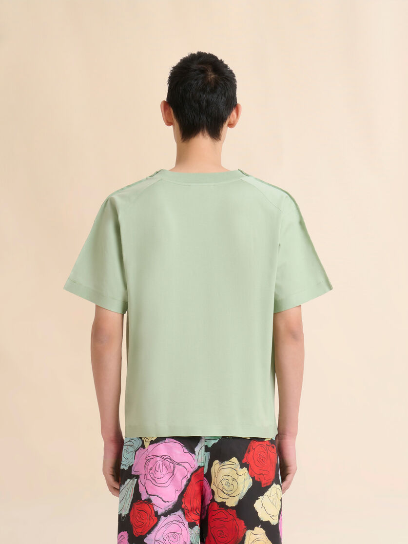 グリーン コットン製T-シャツ、Trunkaroo ポケット付き - シャツ - Image 3