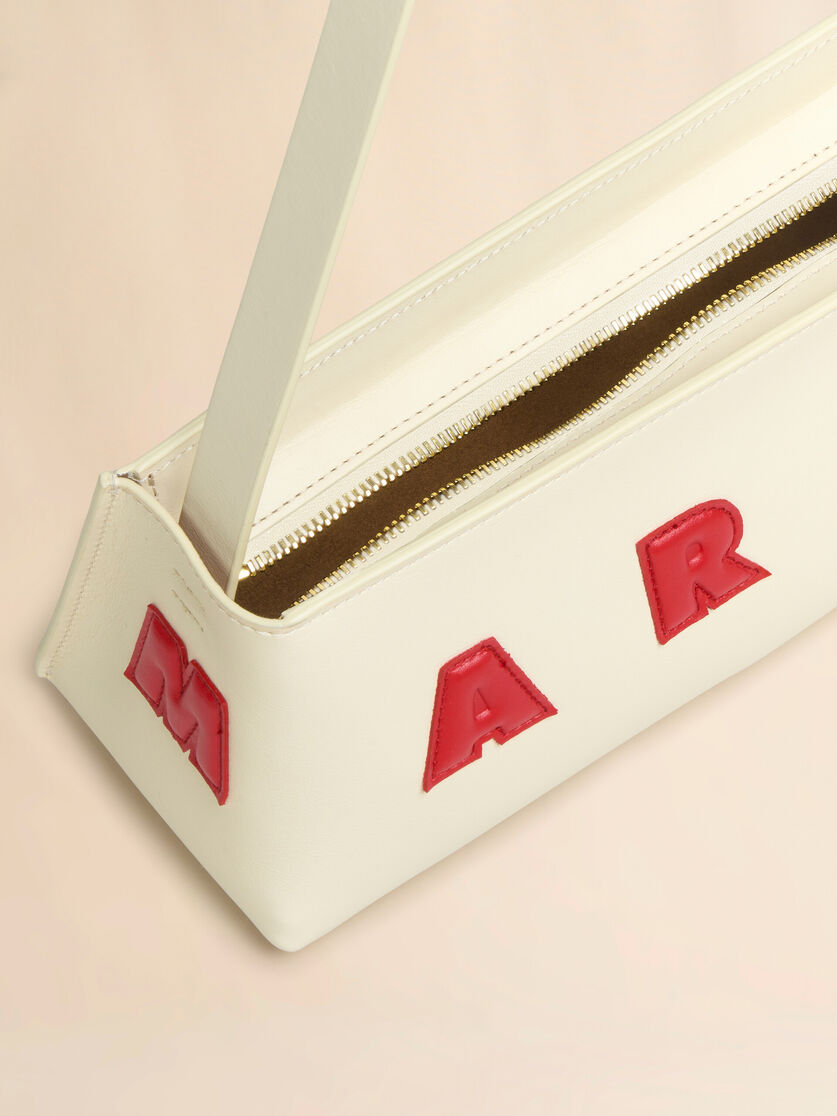Cream leather Museo baguette bag - Shoulder Bags - Image 4