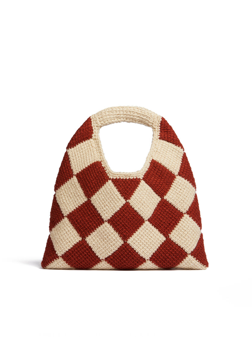 ブルー&ブラウン MARNI MARKET DIAMOND テックウールバッグ ミディアム - ハンドバッグ - Image 3
