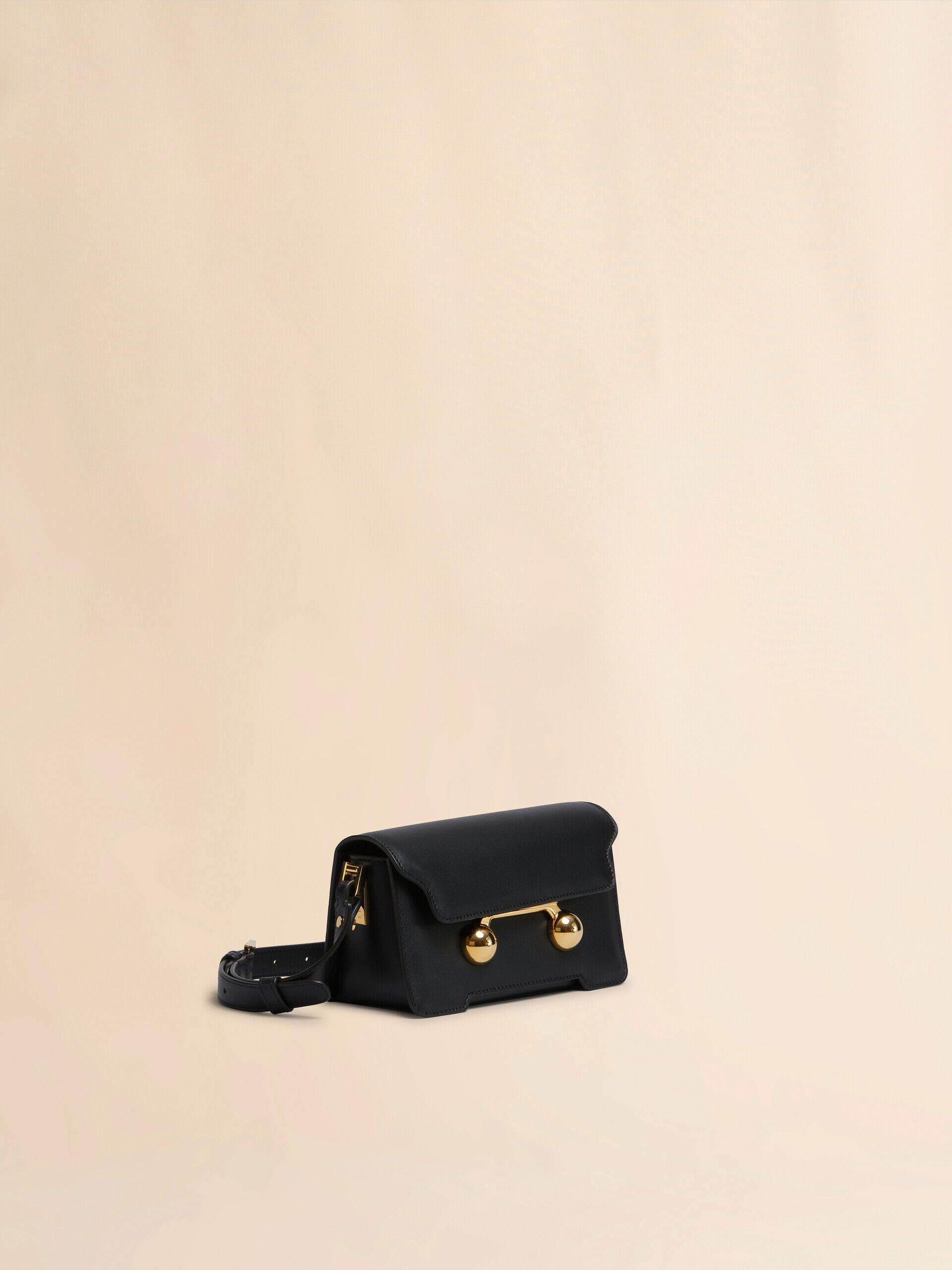 直営店☆MARNI☆ TRUNK E/W SOFT ショルダーバッグ/ 2カラー ブラウン レザー製 Trunk Soft E/W バッグ | Marni