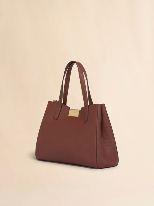 Brick red leather Trunkaroo Tote small handBag - Handbags