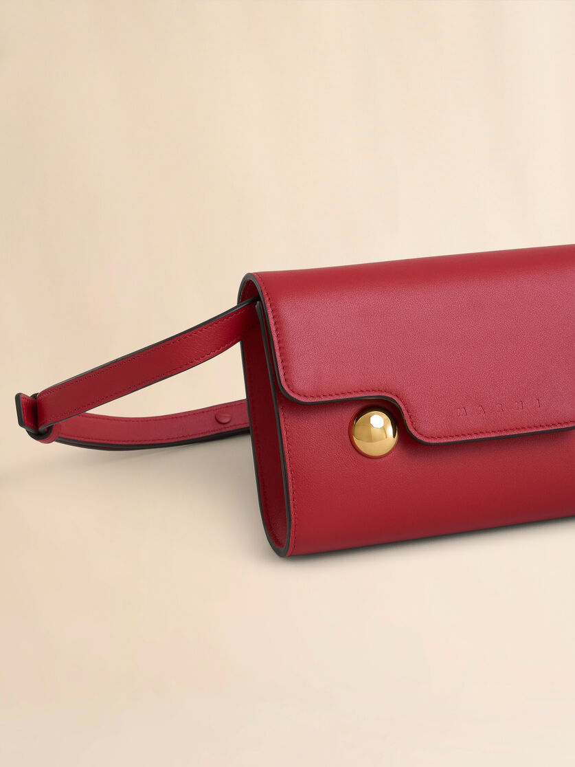Light brown leather Trunkaroo clutch - Pochettes - Image 4