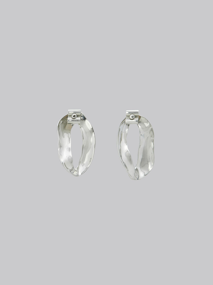 Oversized irregular ring earrings - Earrings - Image 3