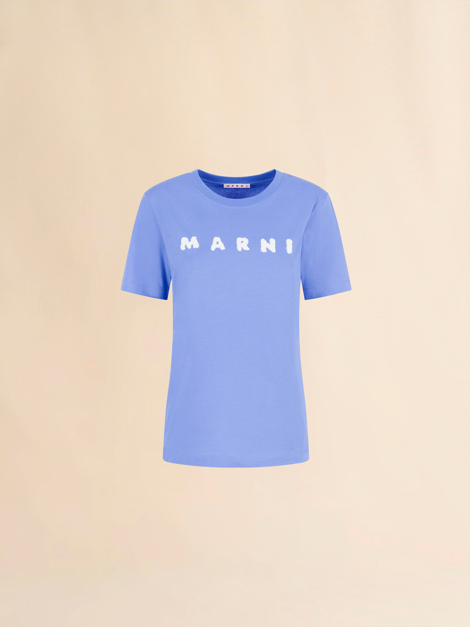 関税込【Marni】T-shirt with Mini Marni logo★Navy★ロゴ入り Marni Logo Cotton T-Shirt in Navy – SVRN