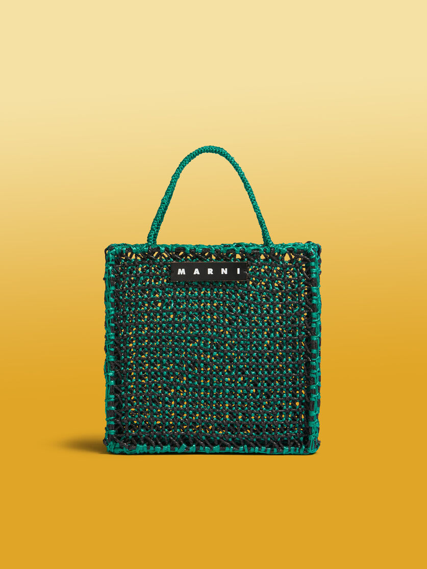 レッド イエロー グリーン MARNI MARKET ミニJURTA クロシェバッグ - ショッピングバッグ - Image 1