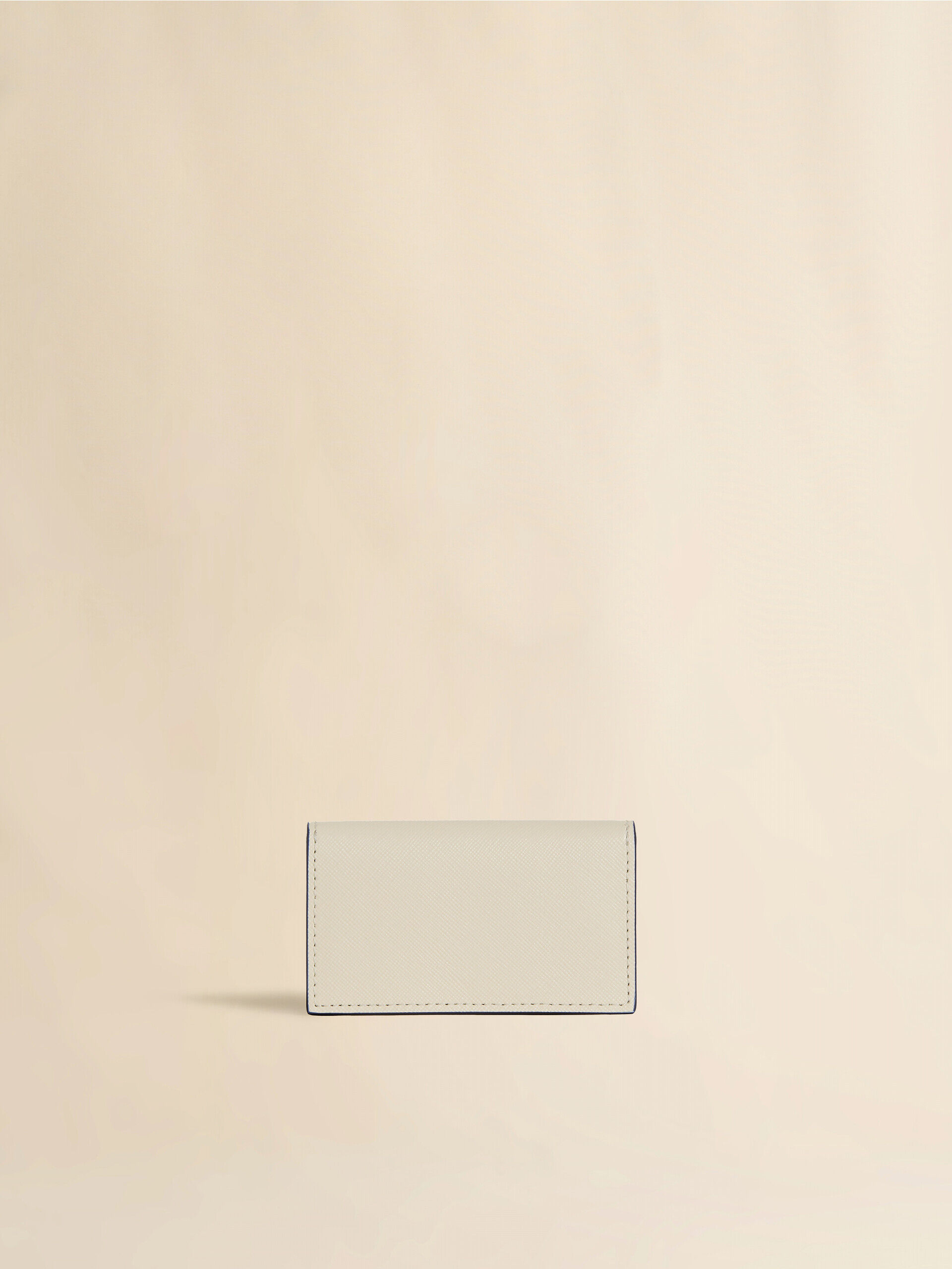 クリーム レザー製名刺入れ | Marni