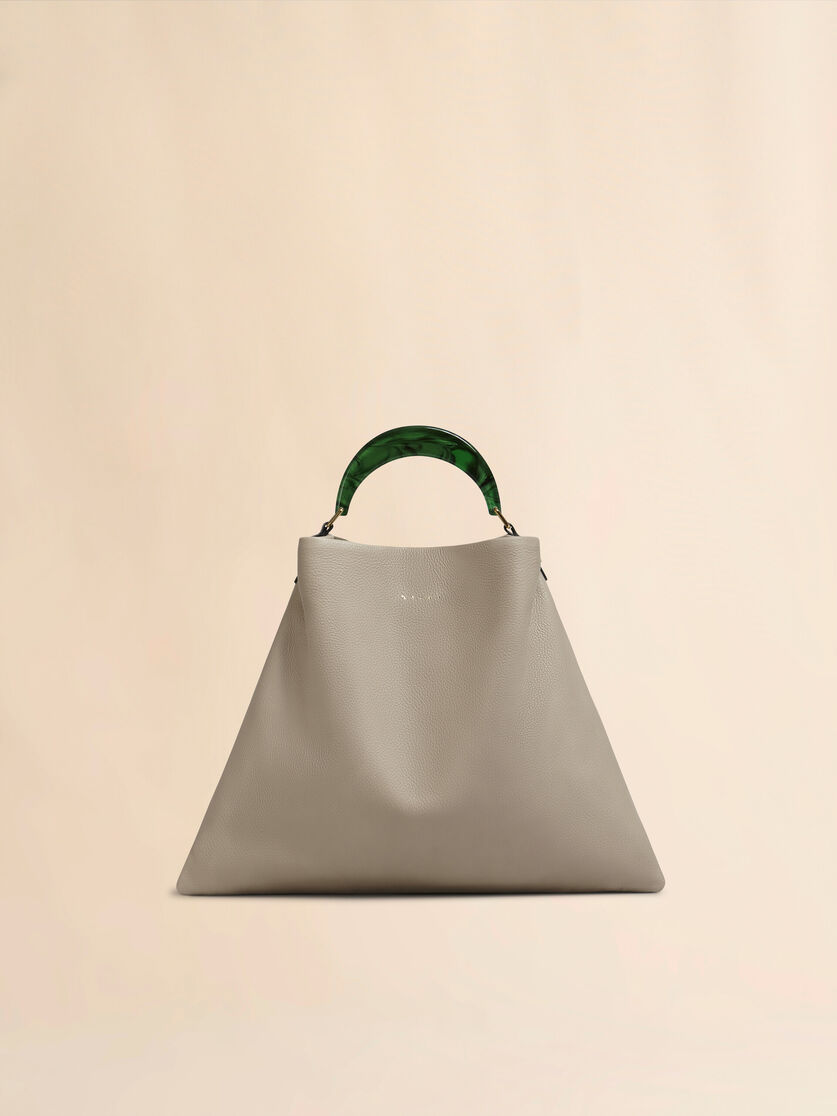Venice Medium Bag in black leather - Shoulder Bags - Image 1