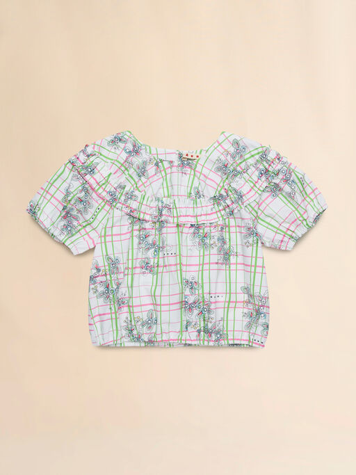 Poplin shirt with Greenhouse pattern - Shirts