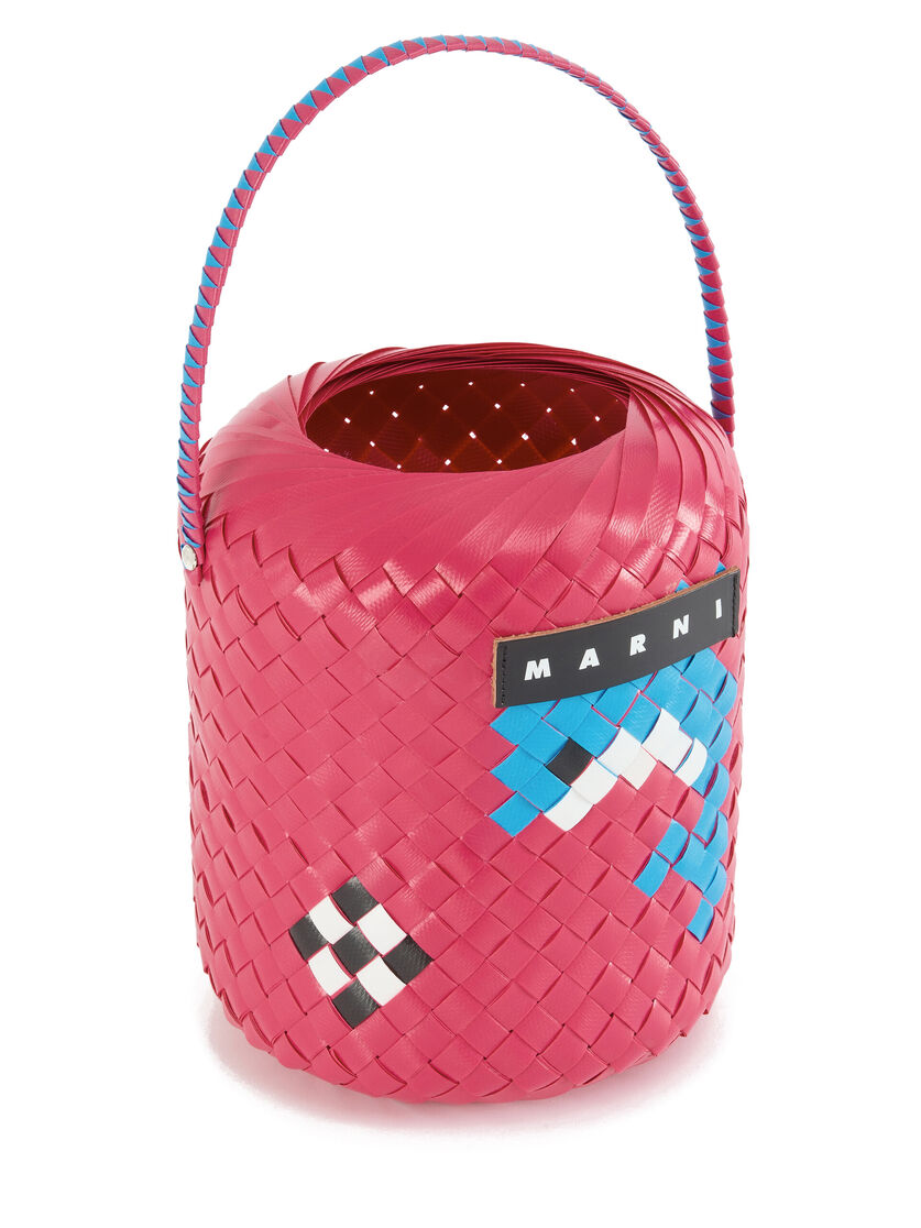 Fuchsia dolphin MARNI MARKET BUCKET bag | Marni