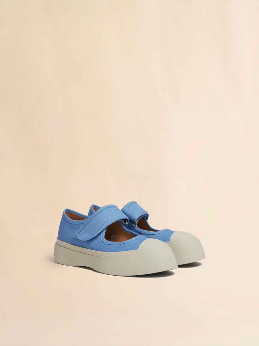 Light blue denim Mary Jane sneaker - Sneakers - Image 2