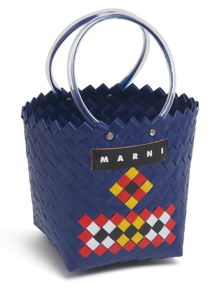 イリスブルー MARNI MARKET TAHA FLOWERS BAG - ショッピングバッグ - Image 4