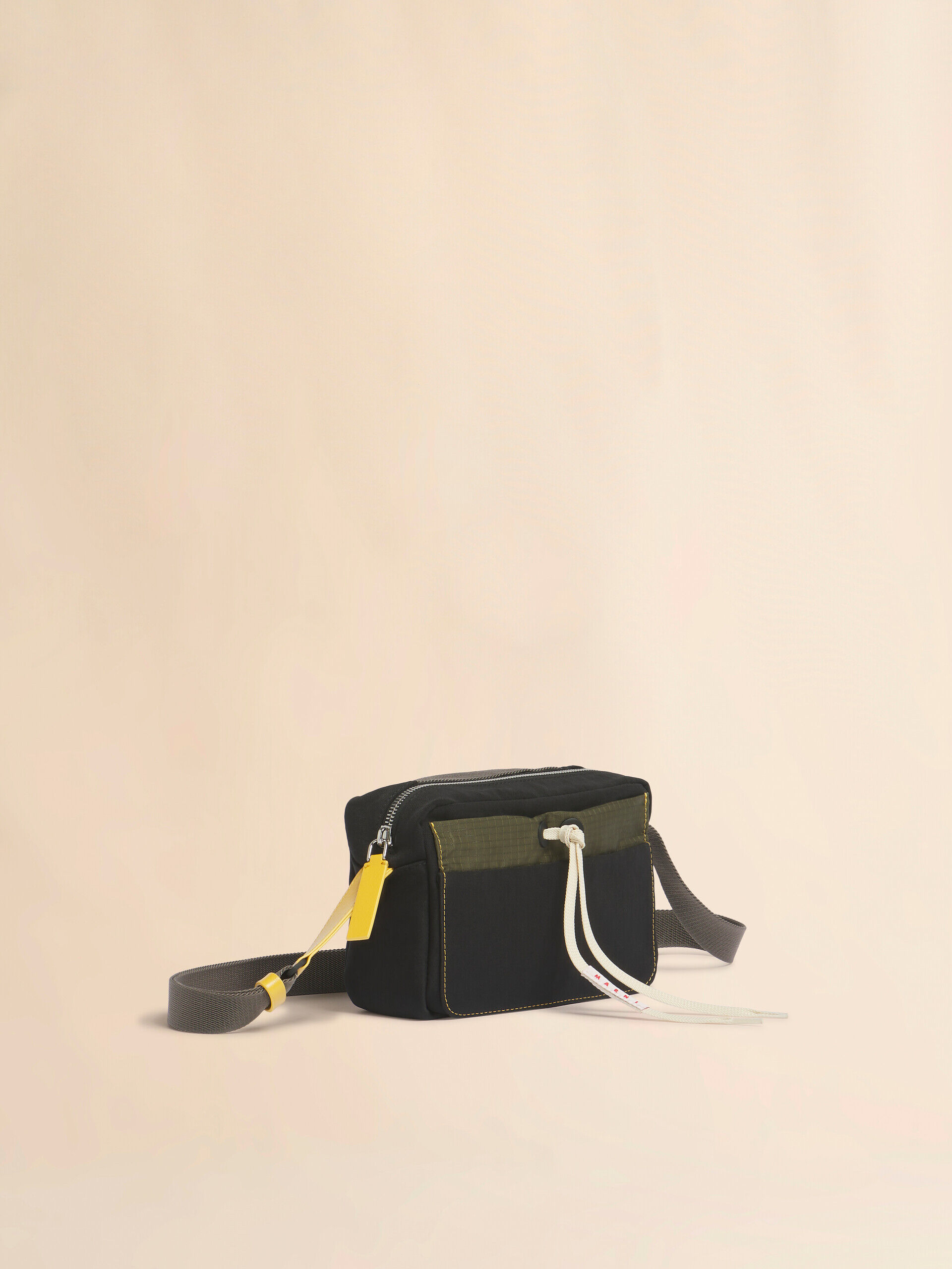 Black technical fabric camera bag | Marni