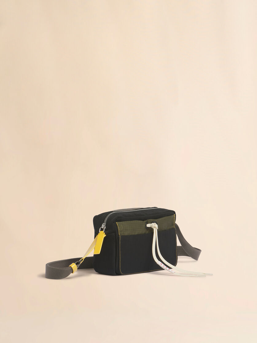 Black technical fabric camera bag, Image 6