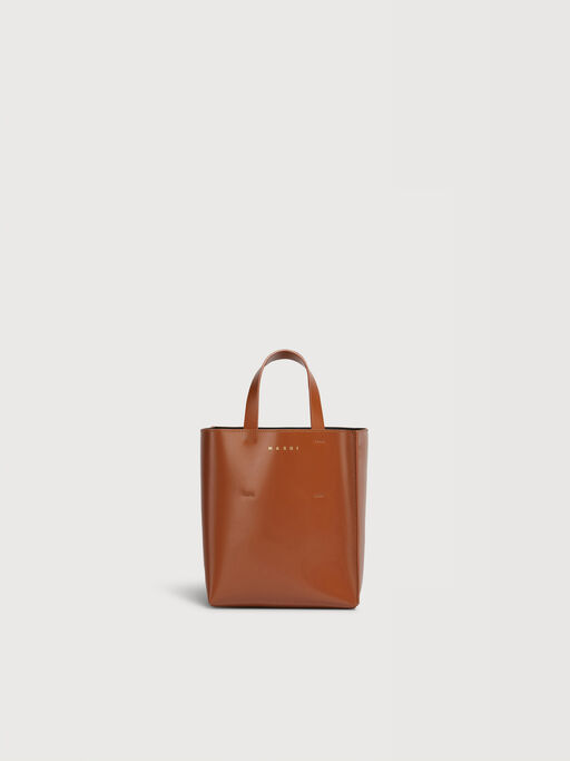 Museo Mini Bag in brown leather - Shopping Bags