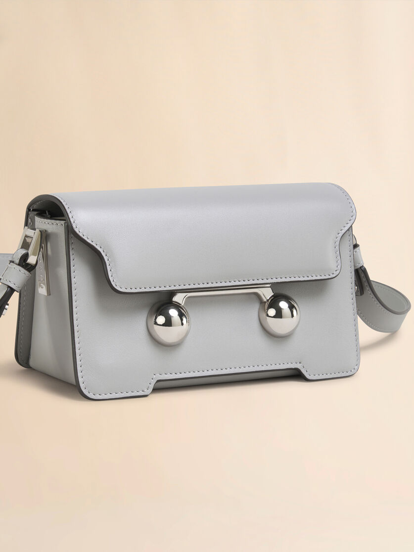 Blue leather Trunkaroo mini shoulder bag - Shoulder Bags - Image 4
