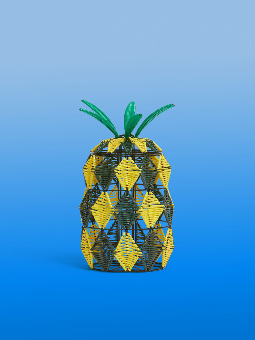 ブルー Marni Market Pineapple キッチンロールホルダー - ファッション小物 - Image 1