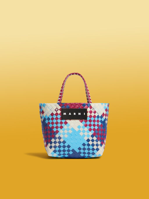 マルチカラー MARNI MARKET MINI BASKET - ショッピングバッグ