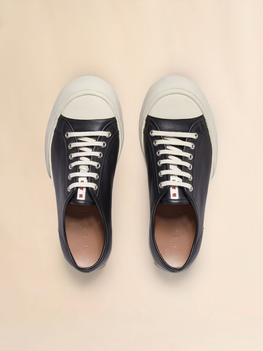 Light blue nappa leather Pablo lace-up sneaker - Sneakers - Image 4