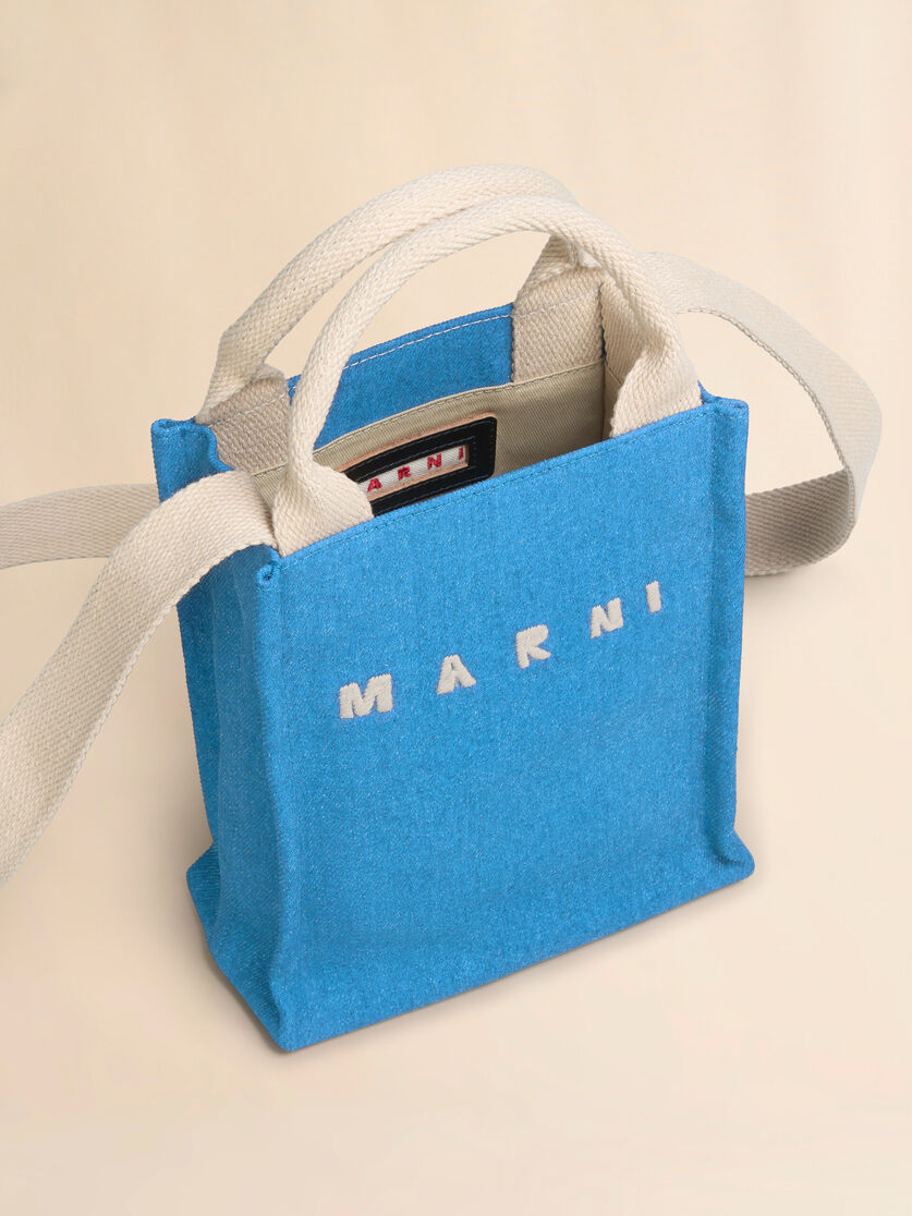 デニムミニトートバッグ - ショッピングバッグ - Image 4